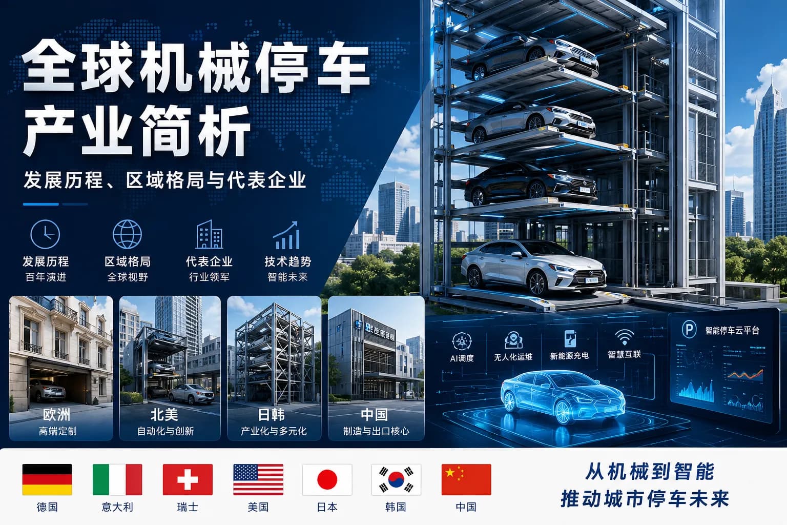全球機械式停車產業簡析：發展歷程、區域格局與代表性企業